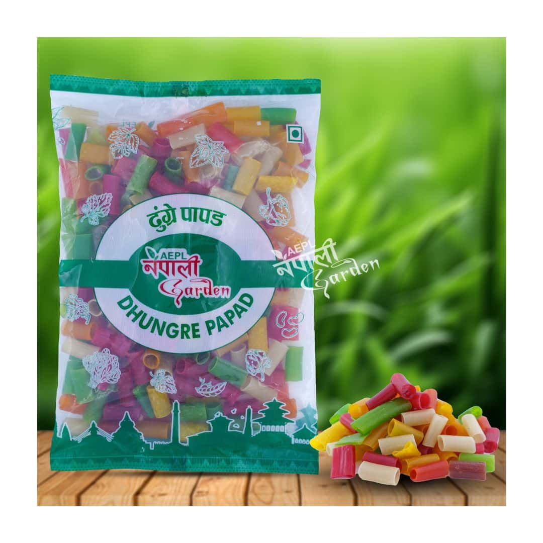 NG Finger Chips(Dhungri Papad )- 1 Inch Mix Color 250gm
