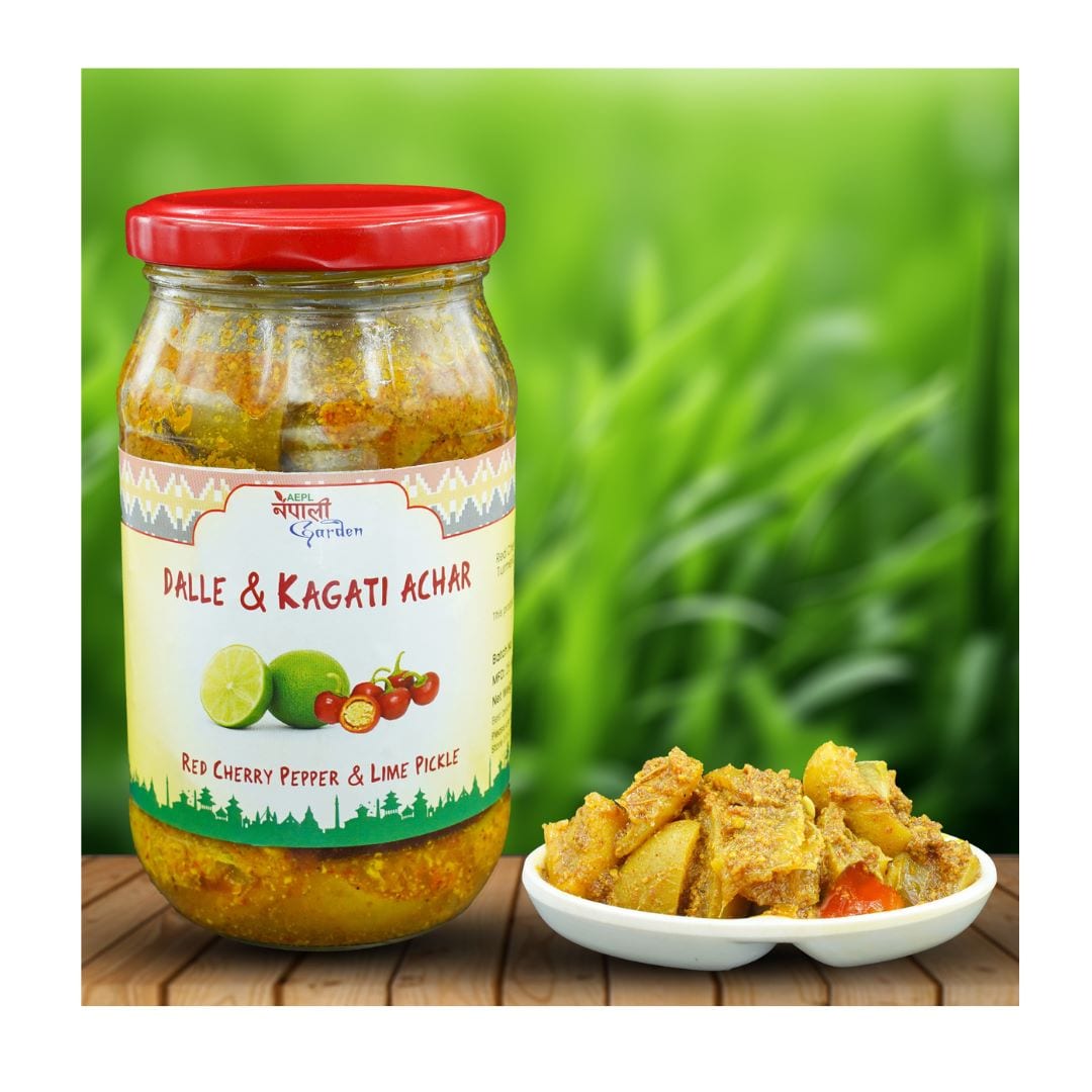 NG Red Cherry Pepper & Lime Pickle - Dalle Kagati Achar 350gm 1