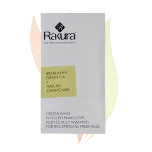 Organic Green Tea + Chamomile 100TB Envelope 1