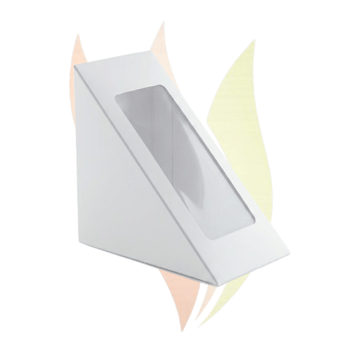 Kraft White Sandwich Box