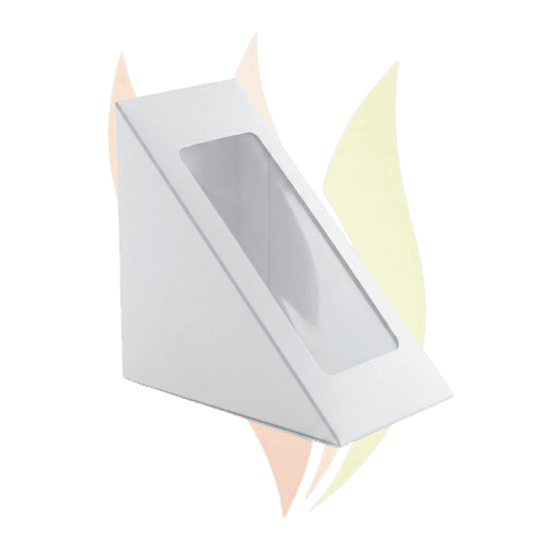 Kraft White Sandwich Box
