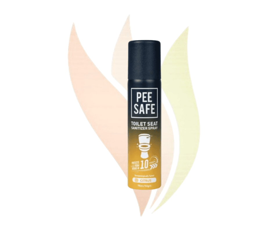 Pee Safe Toilet Seat Sanitizer Spray (Citrus) 75ml