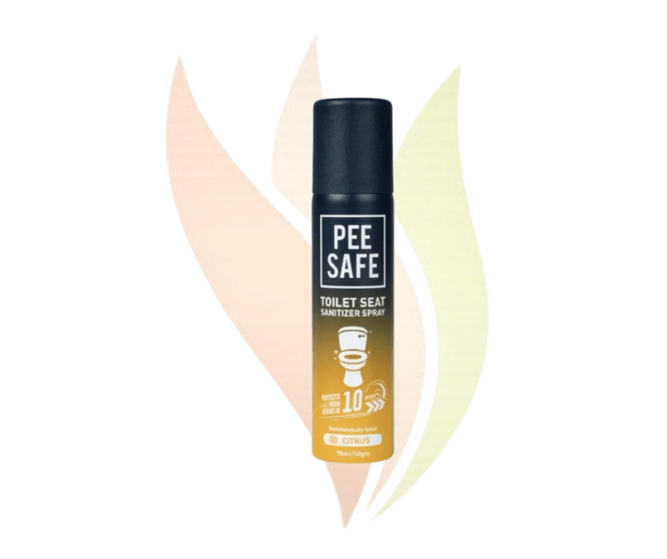 Pee Safe Toilet Seat Sanitizer Spray (Citrus) 75ml 1