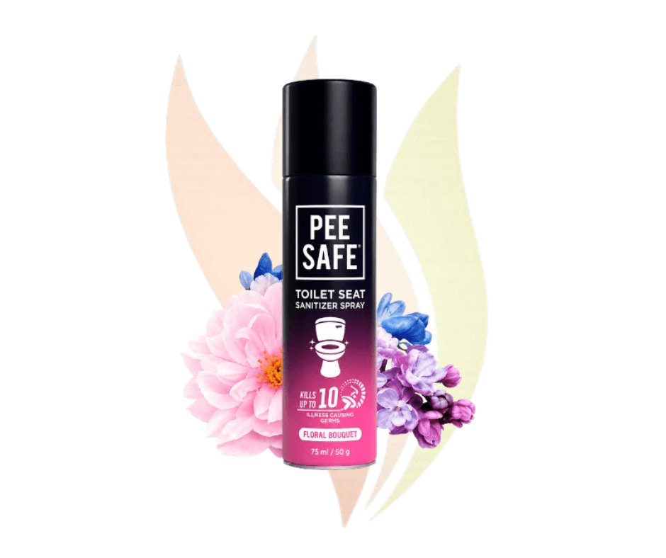 Pee Safe Toilet Seat Sanitizer Spray (Floral) 75ml 1