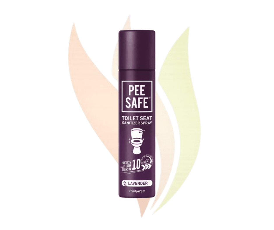 Pee Safe Toilet Seat Sanitizer Spray (Lavender) 75ml 1