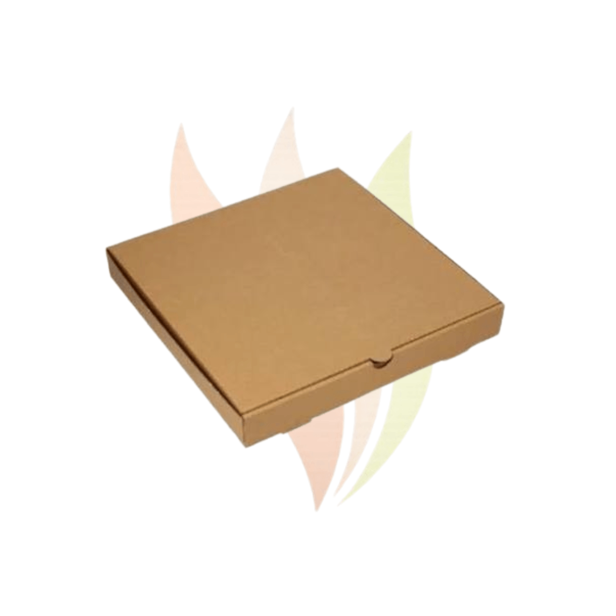 Brown Pizza Box