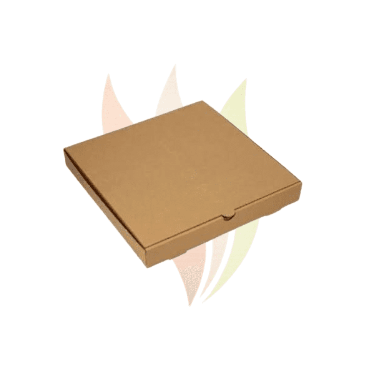 Brown Pizza Box