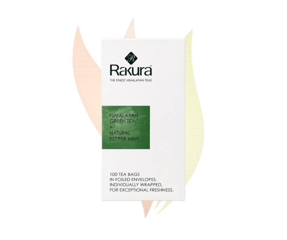 Rakura Green Tea + Natural Peppermint 100 TB