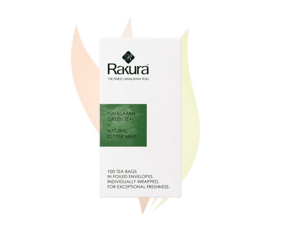 Rakura Green Tea + Natural Peppermint 100 TB
