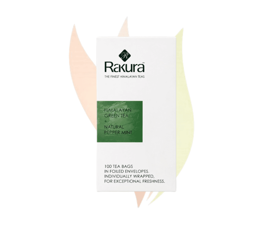 Rakura Green Tea + Natural Peppermint 100 TB 1