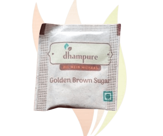 Dhampure Golden Brown Sugar Sachet, 5 gm (Pack of 200) 1