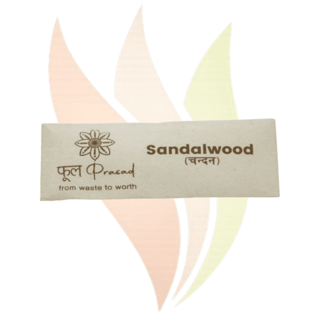 Chandan Sandalwood Tibetan Incense 10 pcs with Stand 1