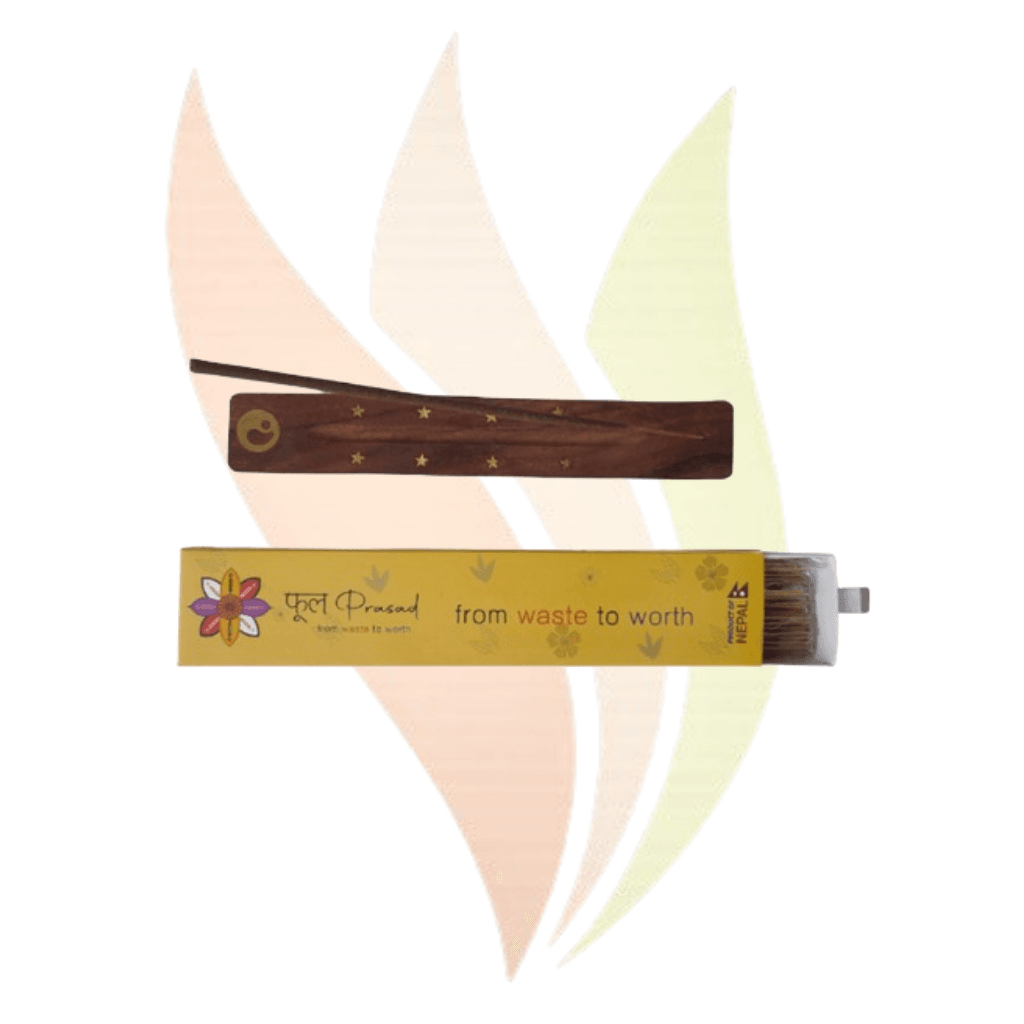 Sinke Dhoop (Stick Incense with Bamboo Stick) with free Stand 1