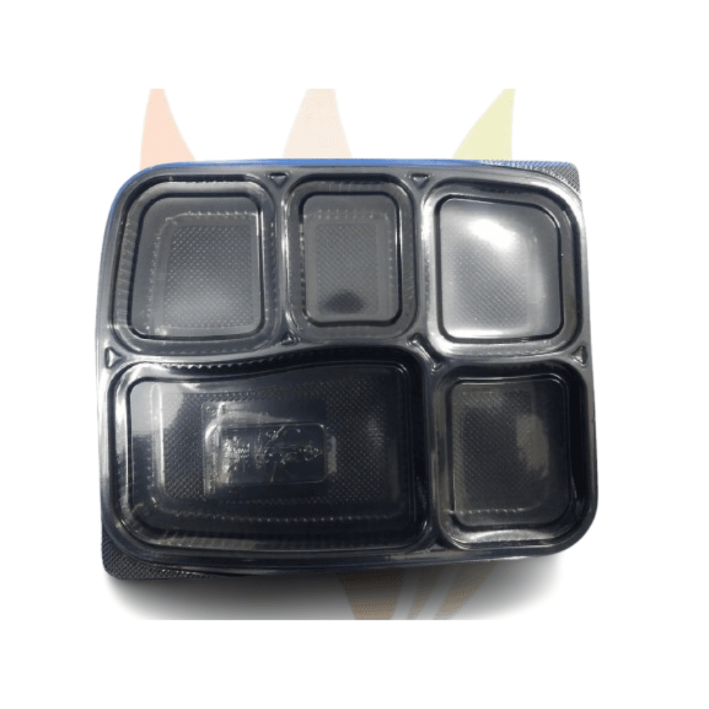 5 Compartment Plastic Box (25pcs in pack) 1