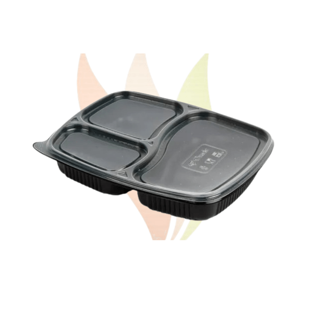 3 Compartment Plastic Box (25pcs in pack)