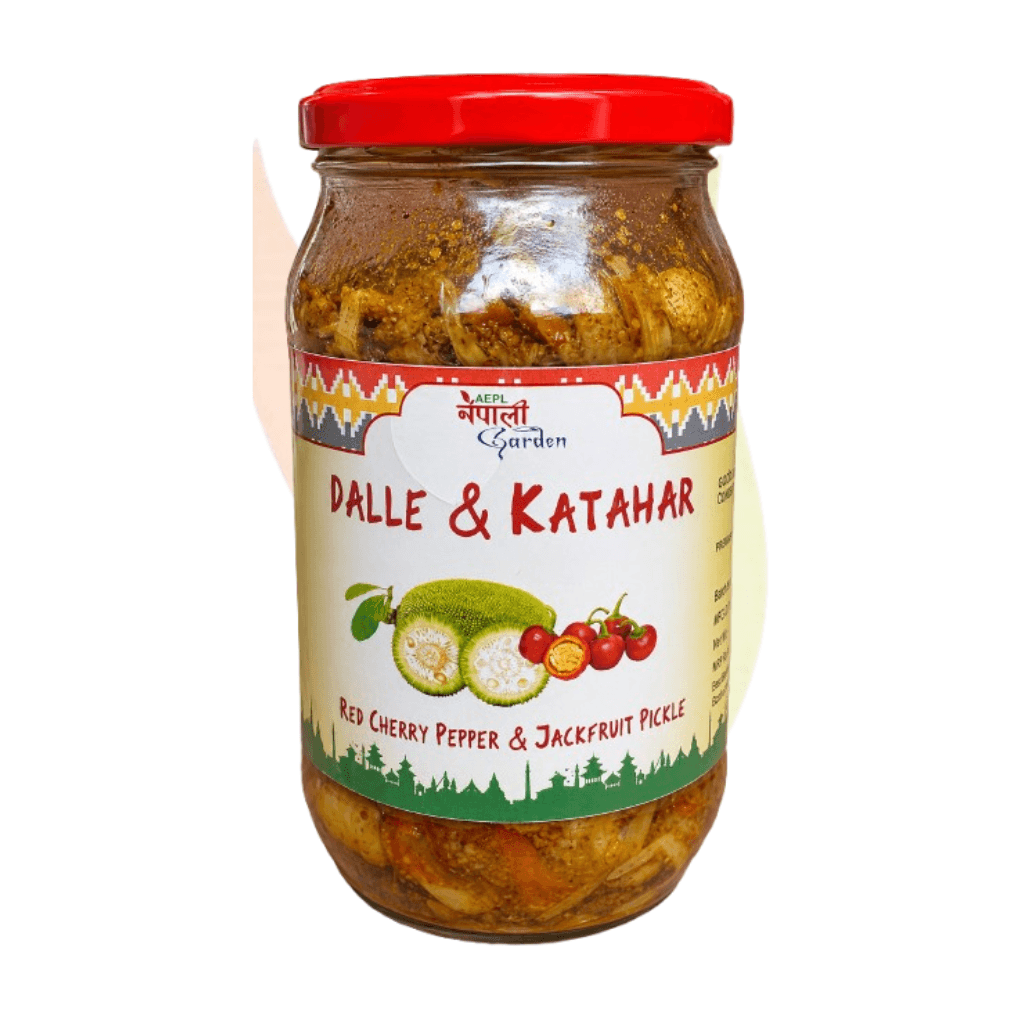 NG Red Cherry Pepper & Jackfruit Pickle - Dalle Katahar Achar 350gm 1