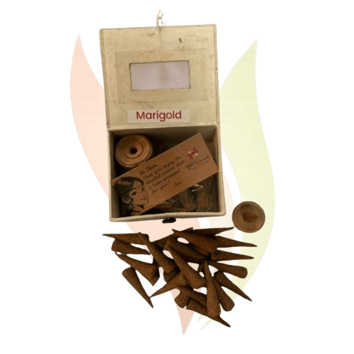 Cone Dhoop (Marigold) with Stand-32 pcs