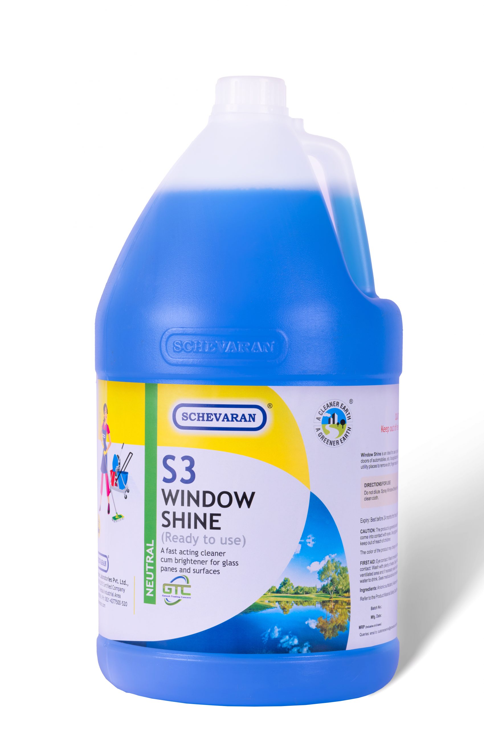 Schevaran Window Shine (Glass Cleaner) 5000 ml